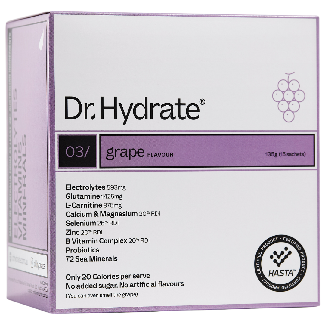 Dr. Hydrate - All-In-One Drink Sachet Box - Grape (135g)