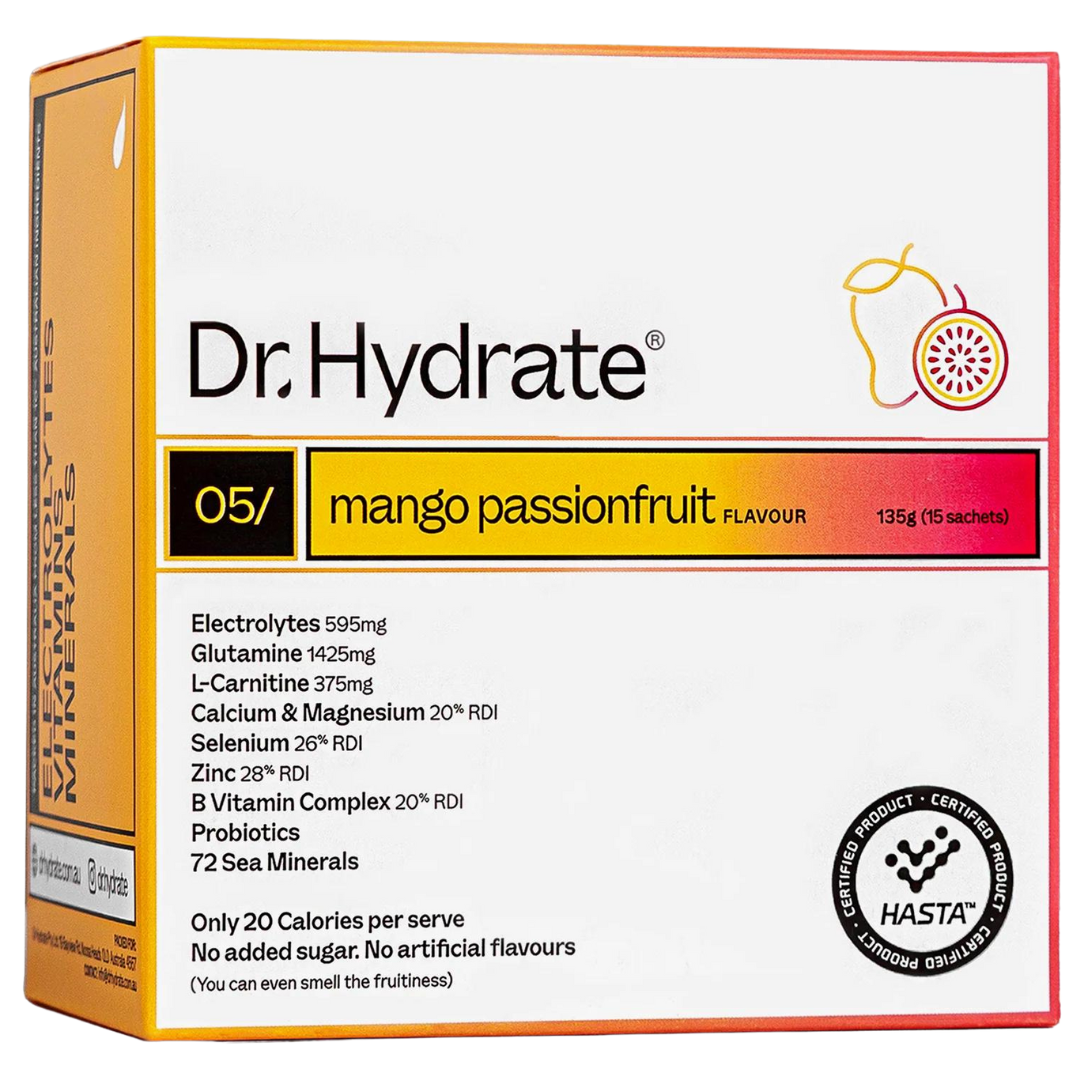 Dr. Hydrate - All-In-One Drink Sachet Box - Mango Passionfruit