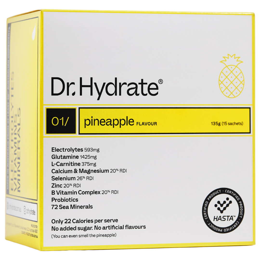 Dr. Hydrate - All-In-One Drink Sachet Box - Pineapple (135g)