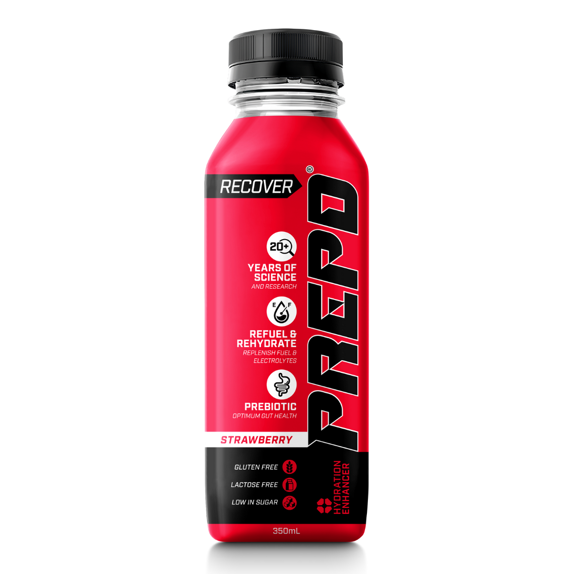 PREPD Hydration Strawberry Recover Drink.