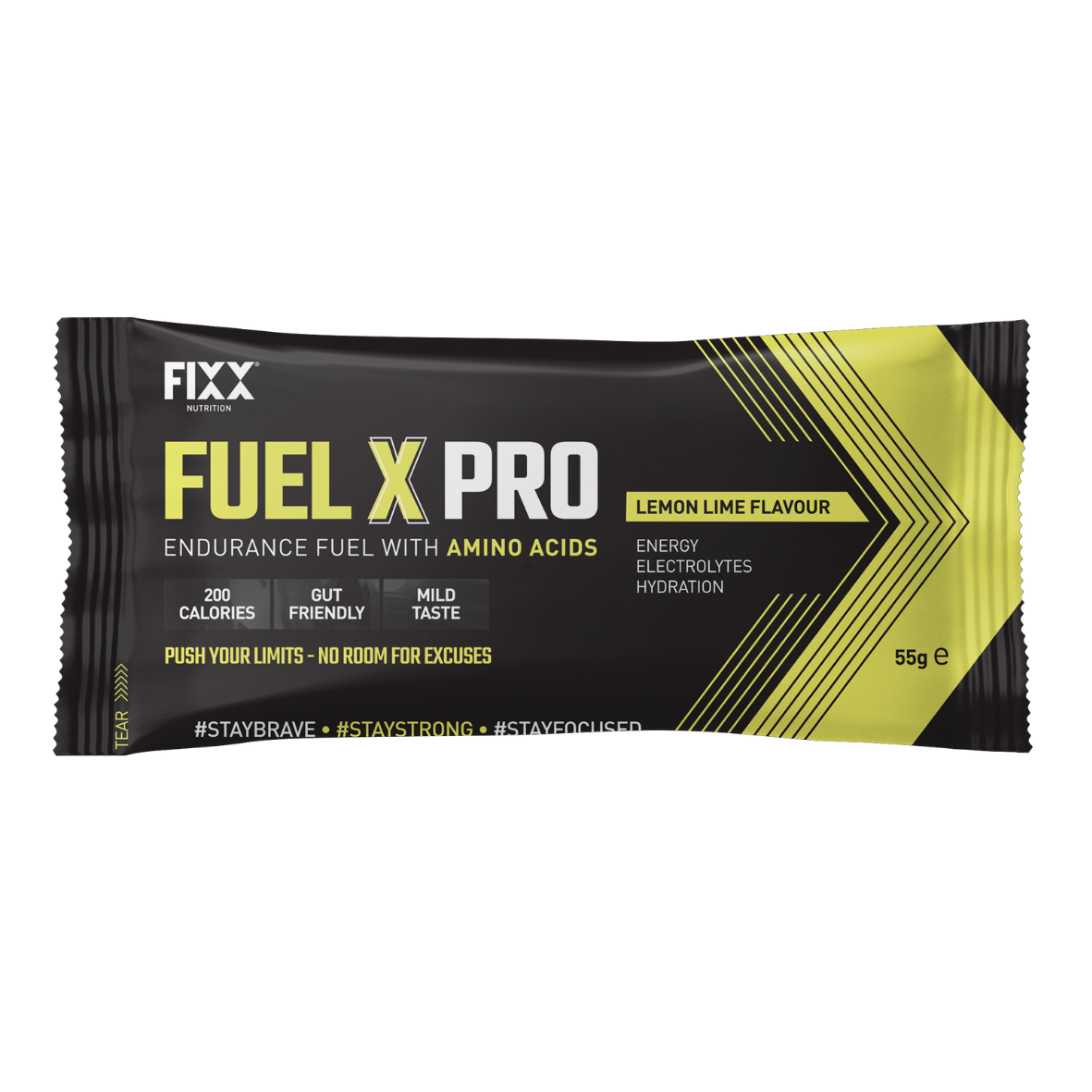 Fixx Nutrition - Fuel X Pro Endurance Fuel - Sachets - Lemon Lime (55g)