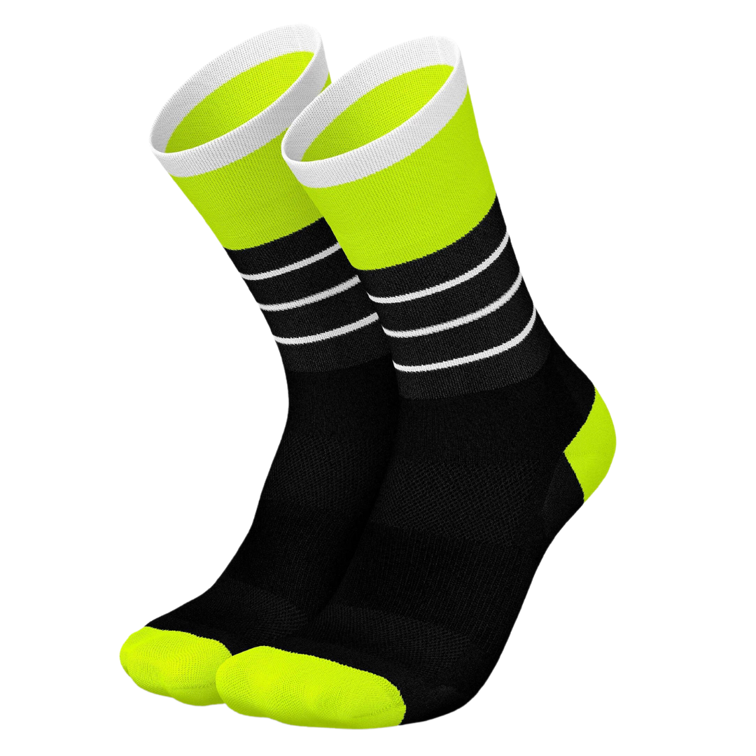Incylence - Ultralight Stripes Long Sock - Black Canary