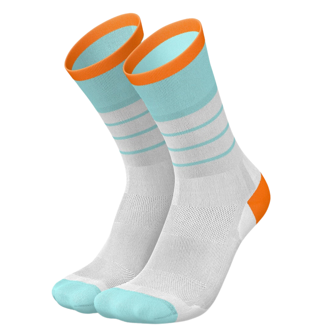 Incylence - Ultralight Stripes Long Sock - Mint Orange