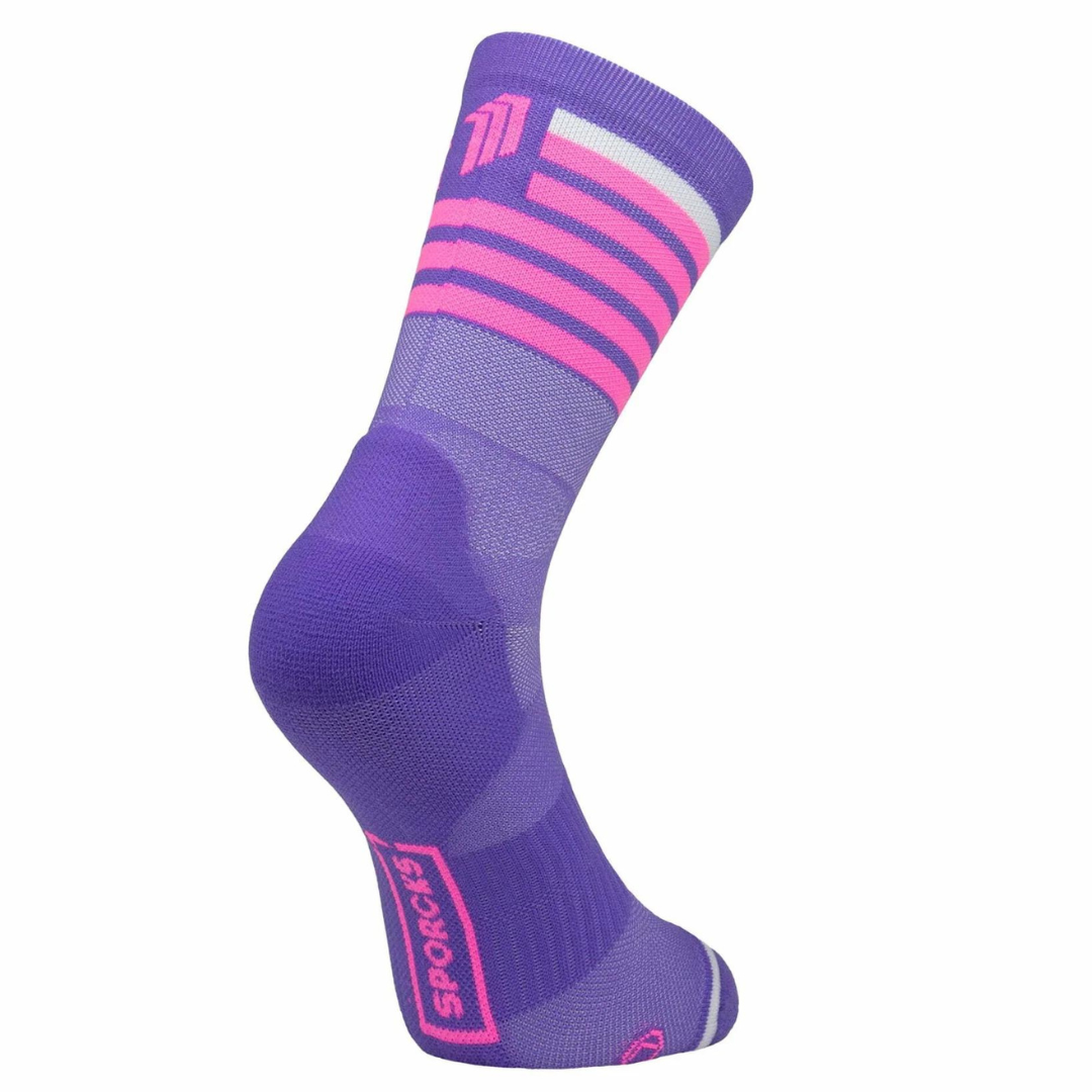 Sporcks - Triathlon Sock - Red Air Purple