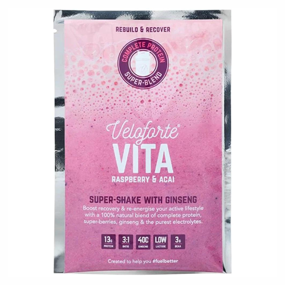 Veloforte - Vita (Raspberry & Acai) Protein Shake (62.5g)