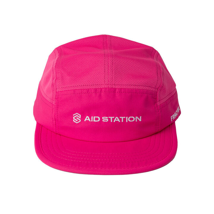 Aid Station - Fractel Running Hat - Fluro Pink