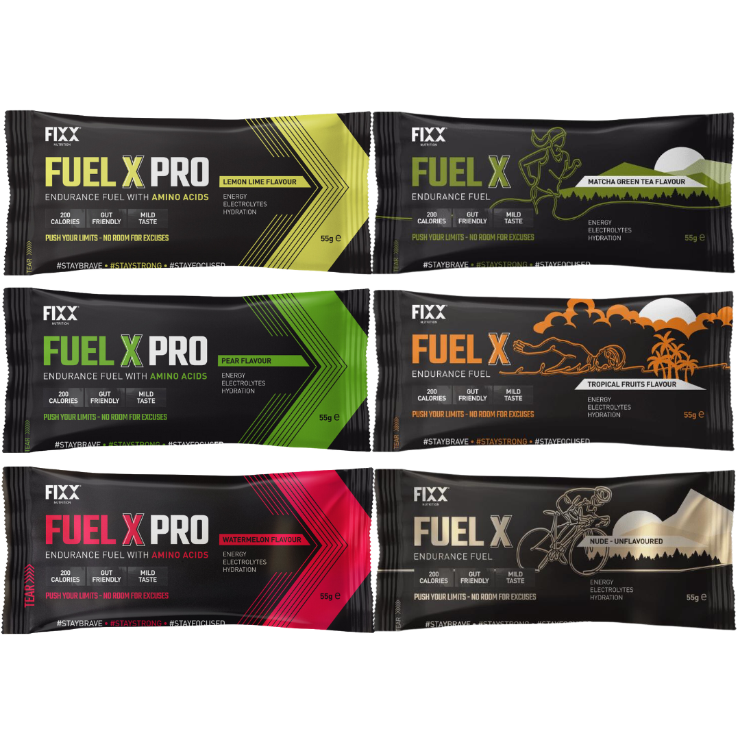 Fixx Nutrition - Endurance Fuel Drink Mix Sachet Bundle - 6 Pack