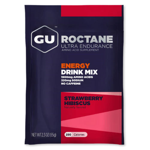 GU Energy - Roctane Energy Drink Mix Sachet - Strawberry Hibiscus (with caffeine)