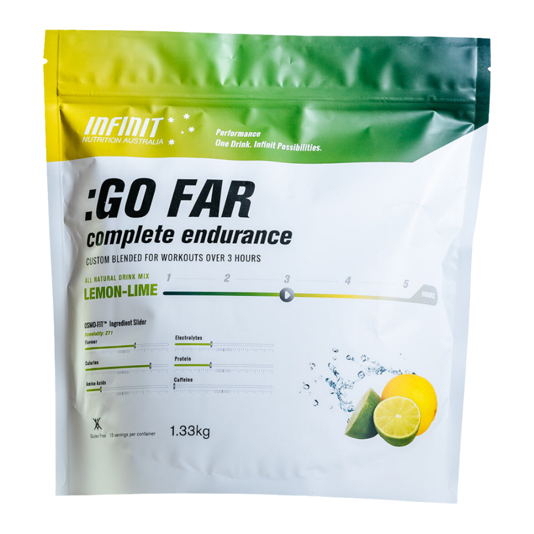 Infinit Nutrition - Go Far Drink Mix Bag - Lemon Lime