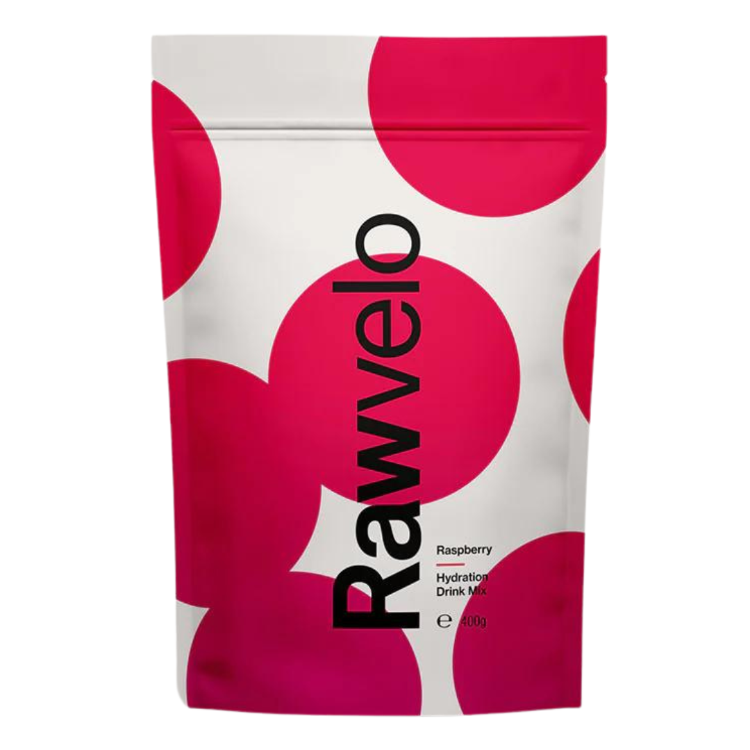 Rawvelo - Hydration Drink Mix Powder Bag -  Raspberry (400g)