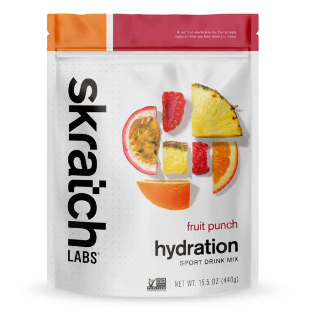 Skratch Labs - Sport Hydration Drink Mix Bag - Fruit Punch (440g)