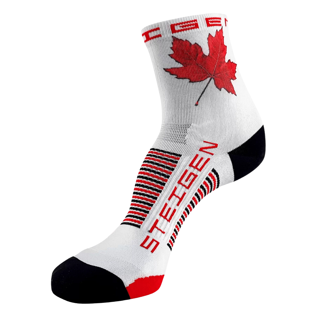 Steigen - Half Length Running Socks - Maple Leaf