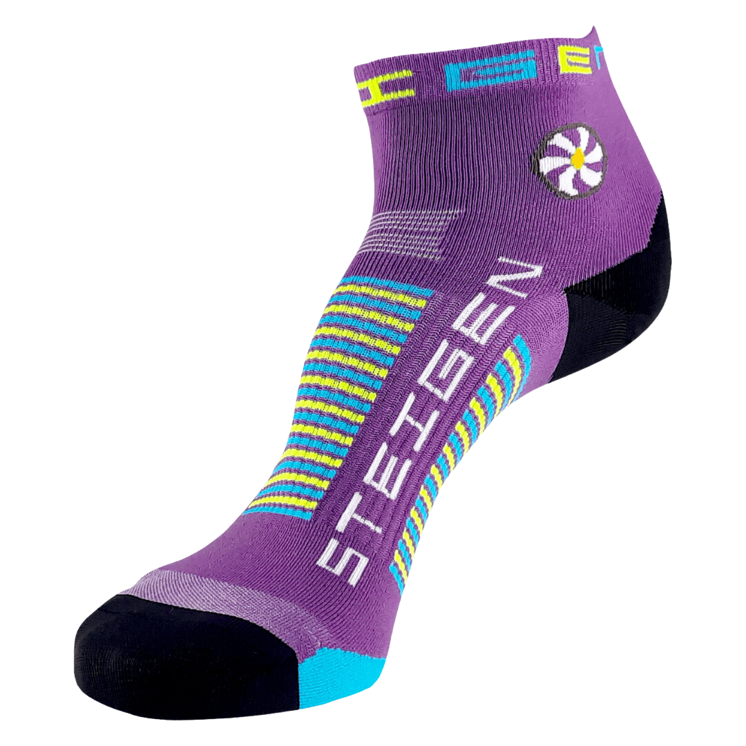 Steigen - Quarter Length Running Socks - Bubblegum Purple