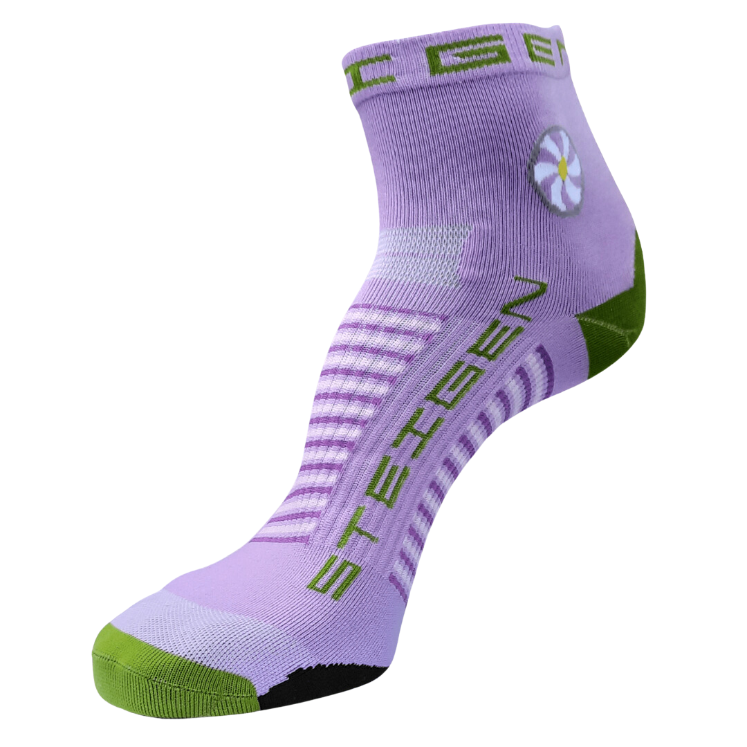 Steigen - Quarter Length Running Socks - Lavender