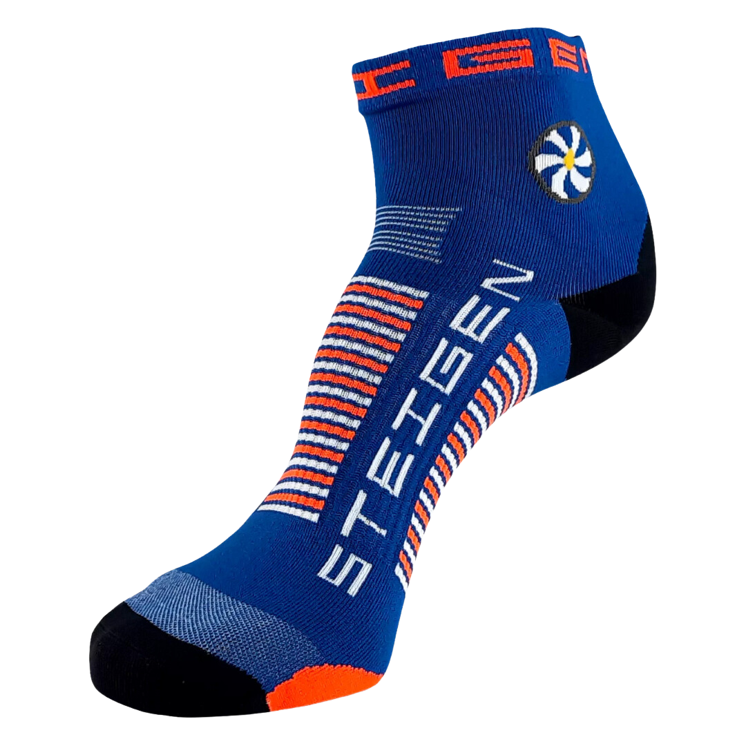Steigen - Quarter Length Running Socks - Royal Blue