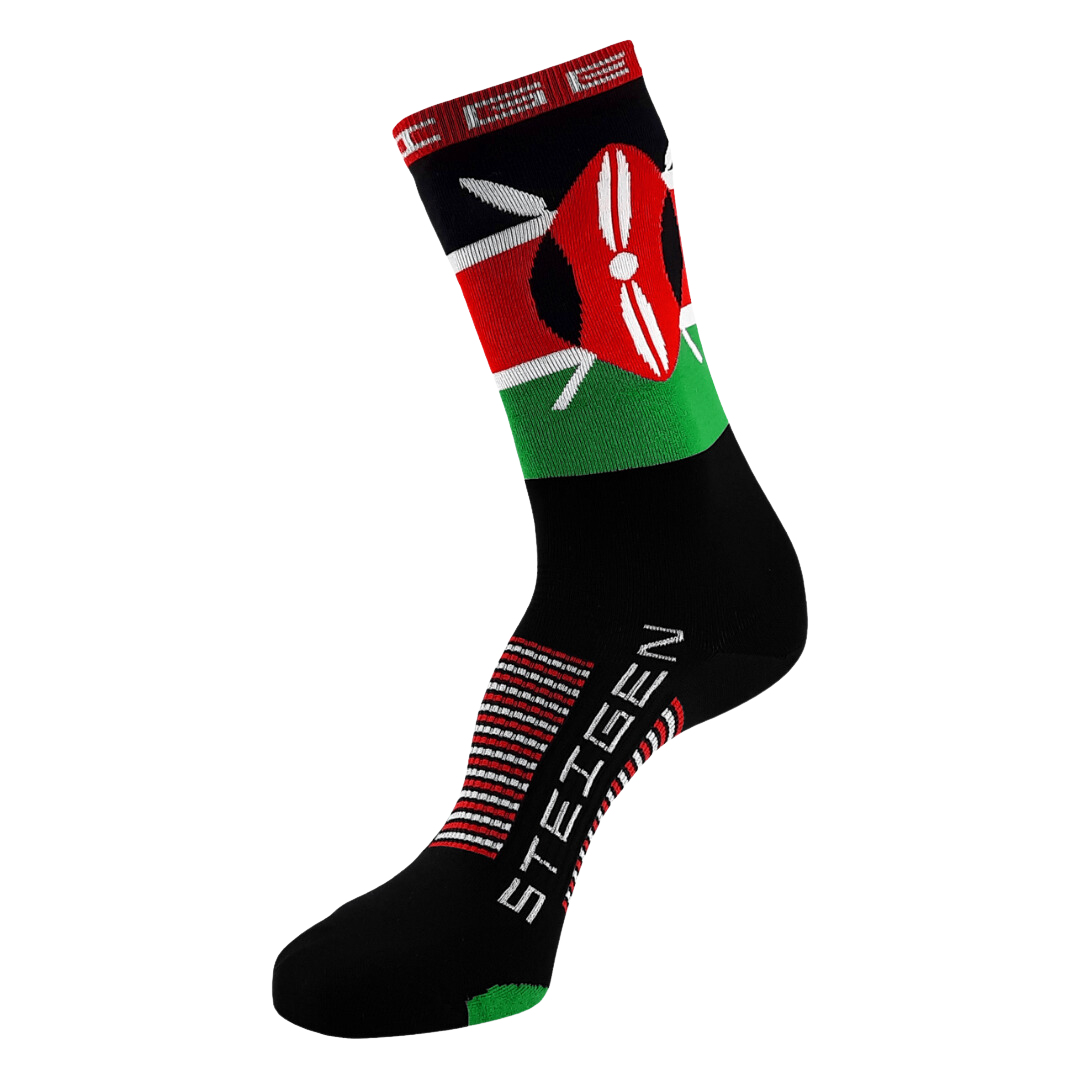 Steigen - Three Quarter Length Running Socks - Kenya