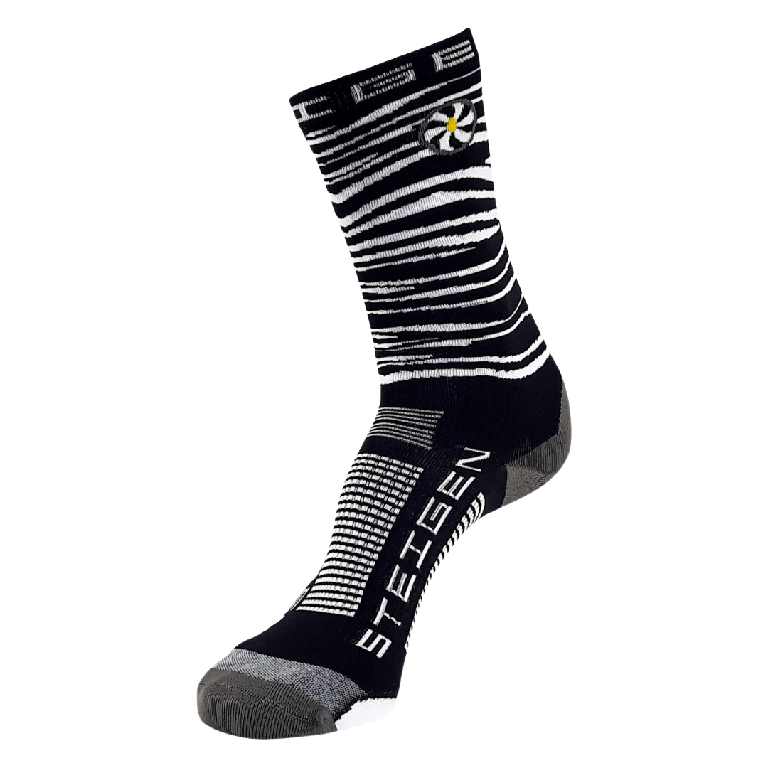 Steigen - Three Quarter Length Running Socks - Zebra