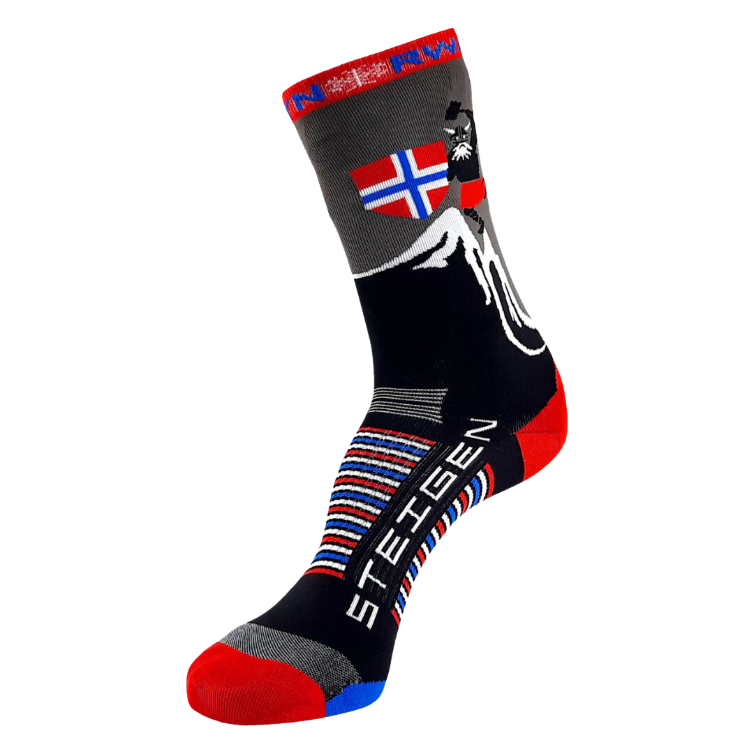 Steigen - Three Quarter Length Running Socks - Norway
