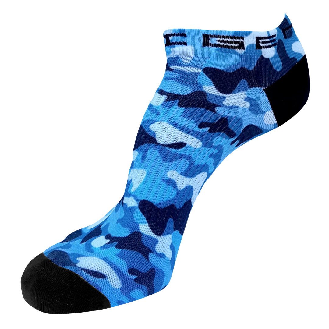 Steigen - Zero Length Running Socks - Blue Camo