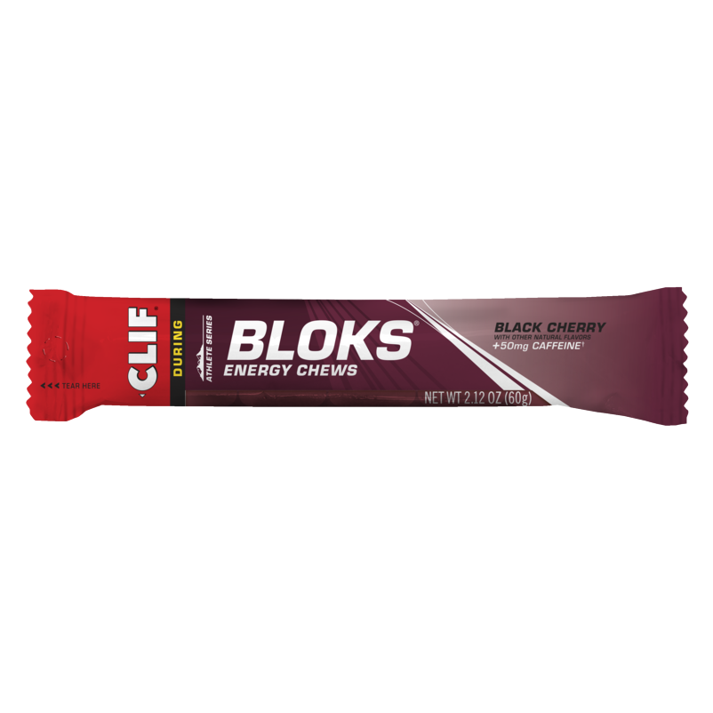Clif Bar - Clif Bloks Energy Chews - Black Cherry (with caffeine) 60g