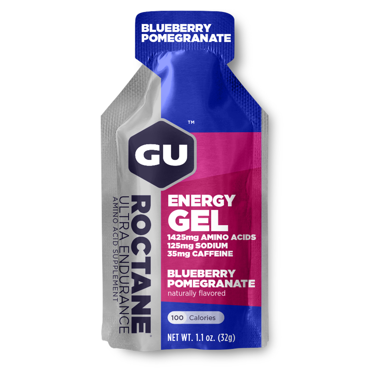 GU Energy - Roctane Energy Gels - Blueberry Pomegranate (with caffeine)