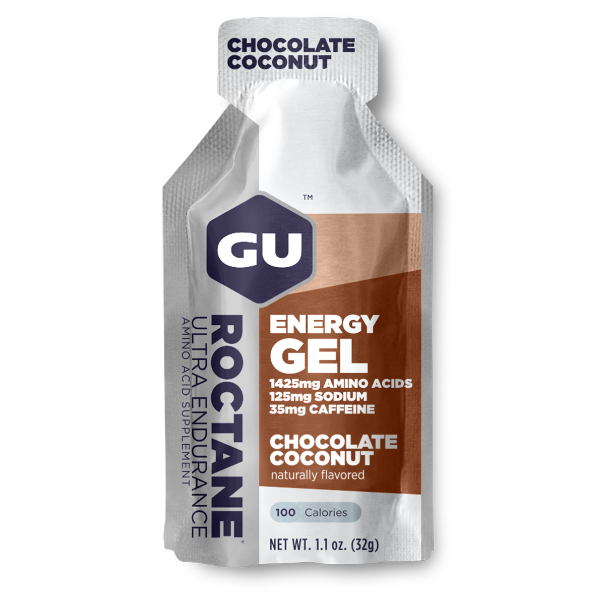 GU Energy - Roctane Energy Gels - Chocolate Coconut (with caffeine)