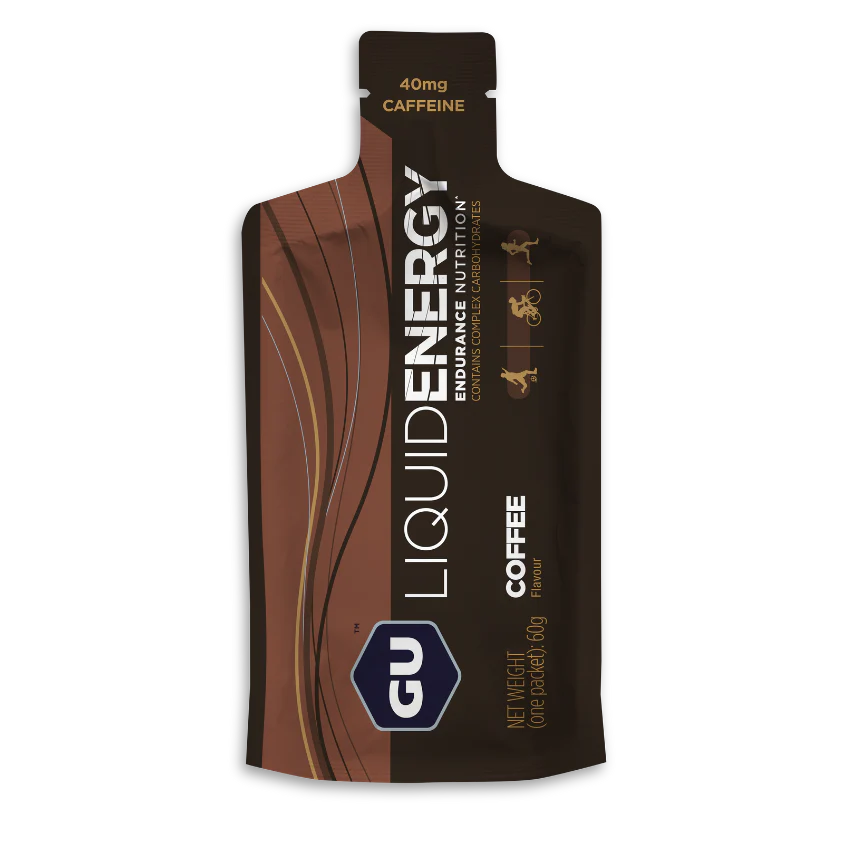 GU Energy Liquid Energy Gel in Coffee flavour with caffeine