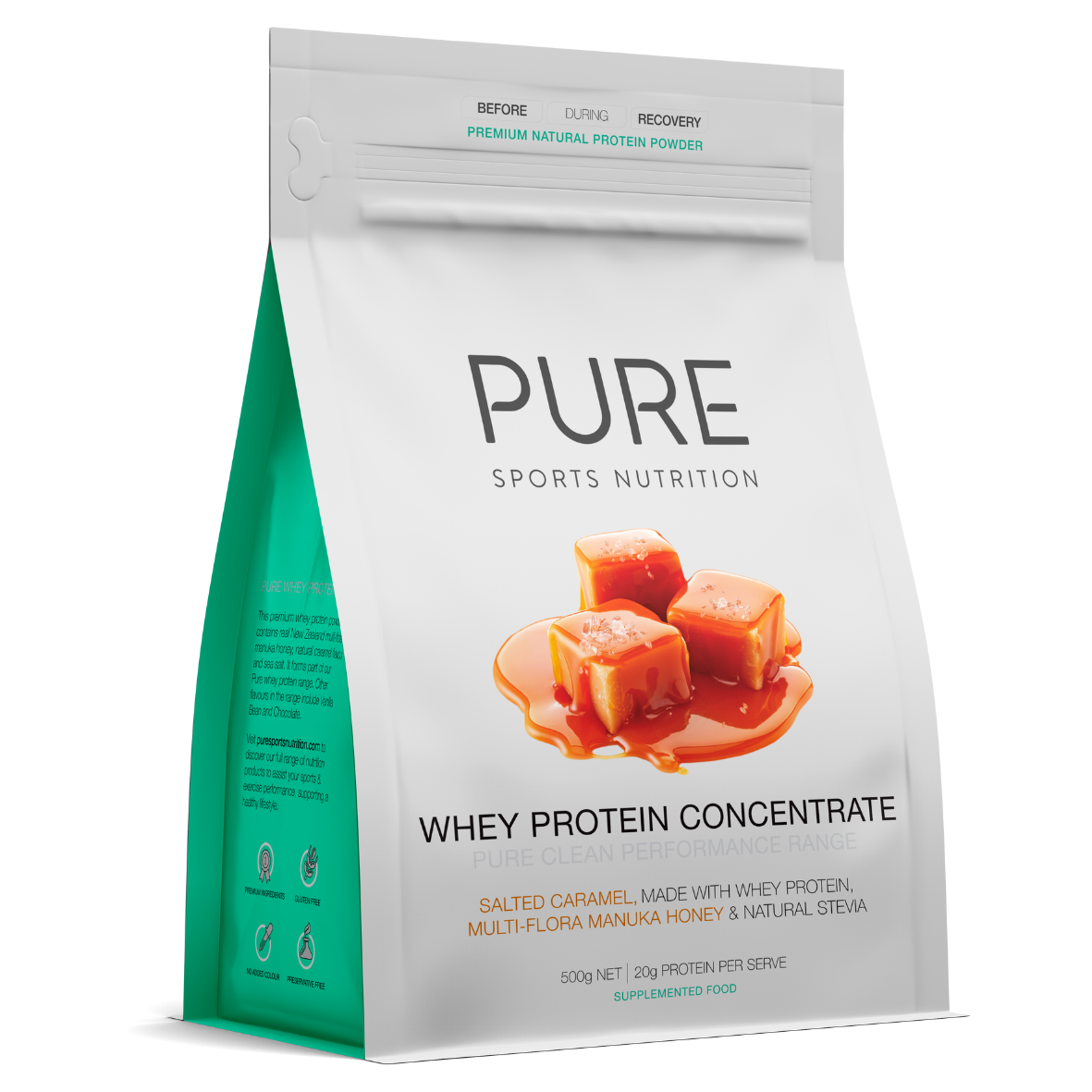 Pure Sports Nutrition - Whey Protein Pouch - Honey Salted Caramel