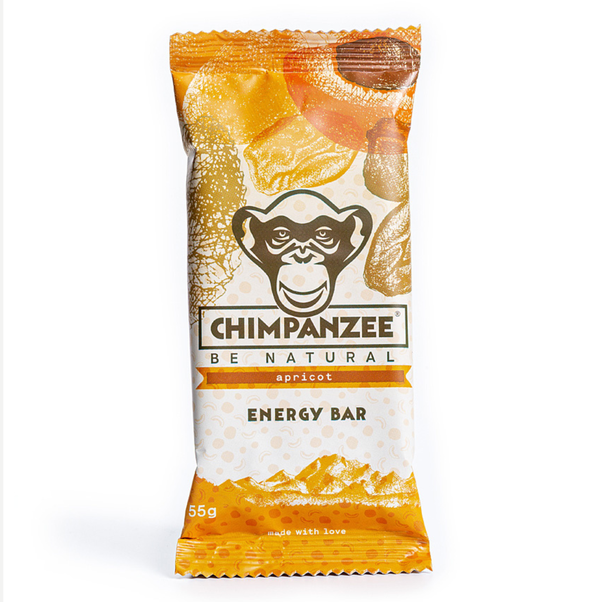 Chimpanzee - Energy Bars - Apricot 55g