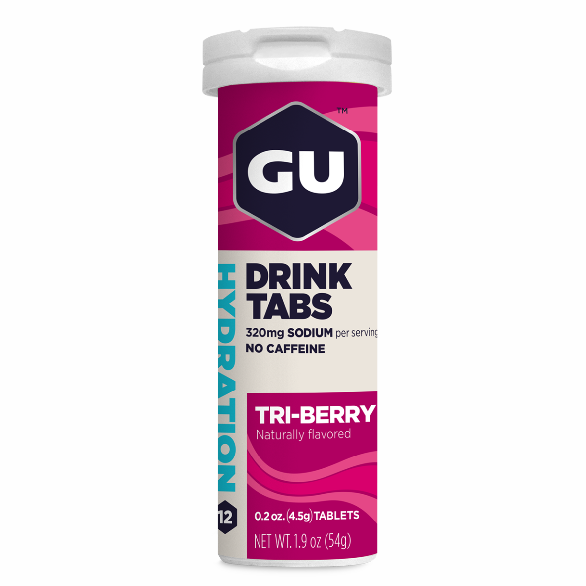 Products GU Energy Hydration Drink Tabs in Tri-Berry flavour