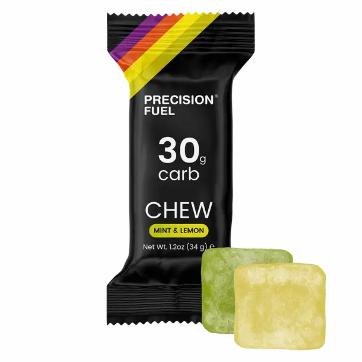 Precision fuel & hydration 30g carb energy chew mint & lemon flavour