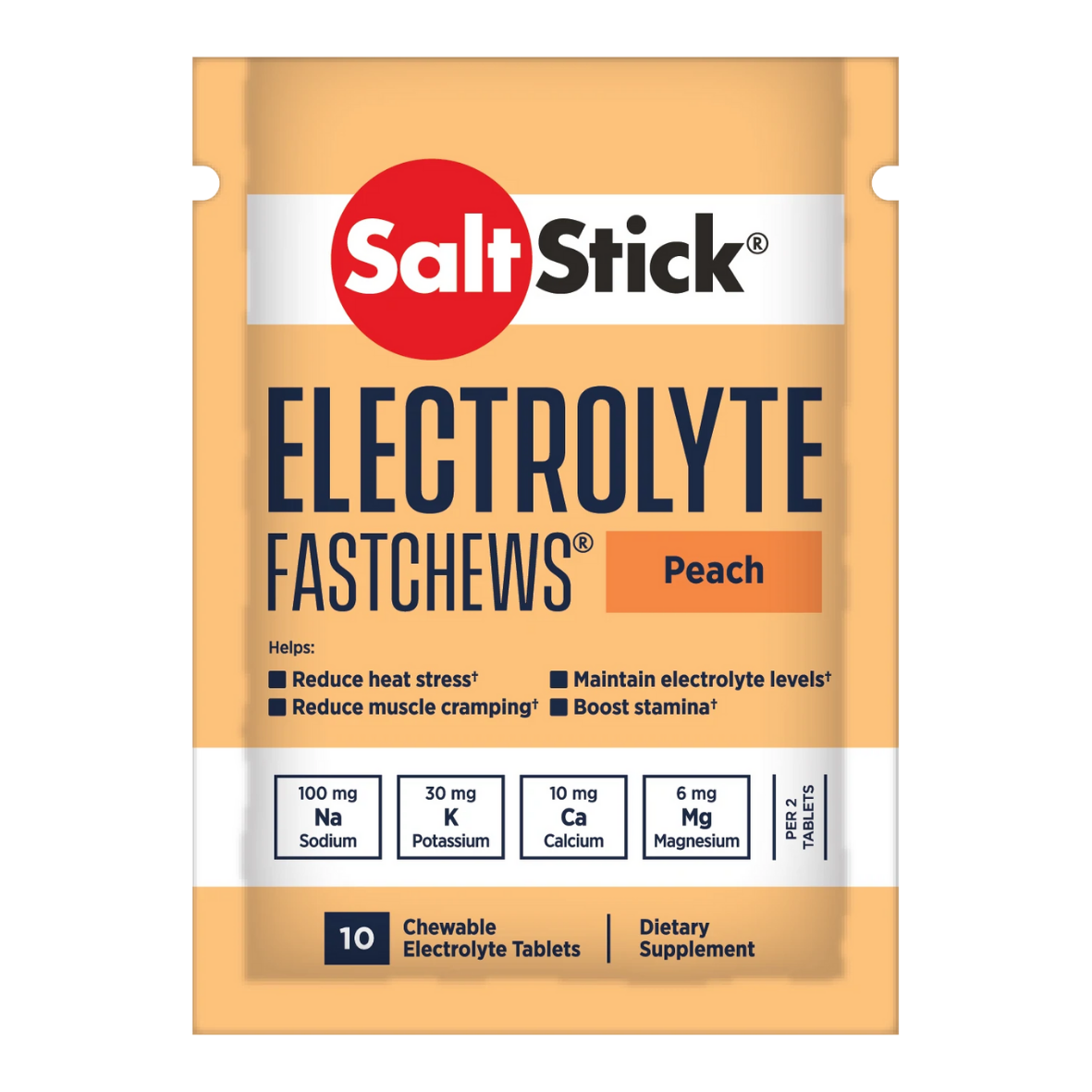 SaltStick - Electrolyte FastChews - Sachet - Peach