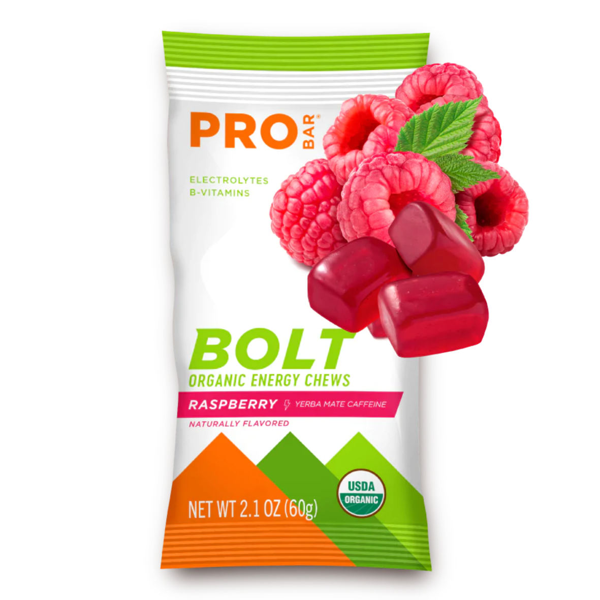 Probar Bolt Raspberry Energy Chews