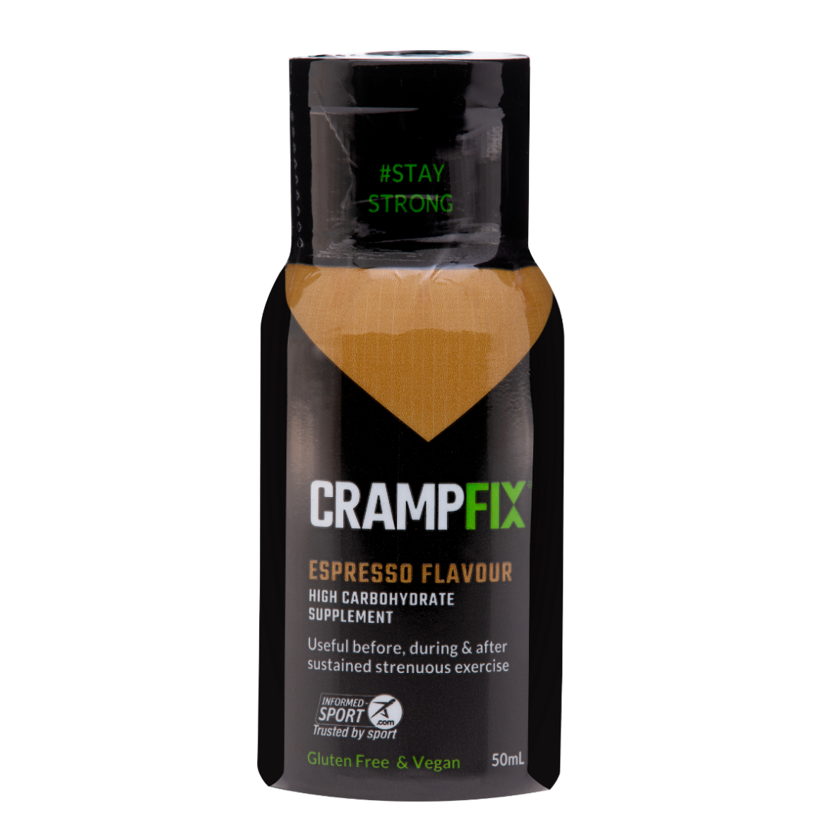 CrampFix - Flip-Top Lid Squeeze Bottle - Espresso 50ml