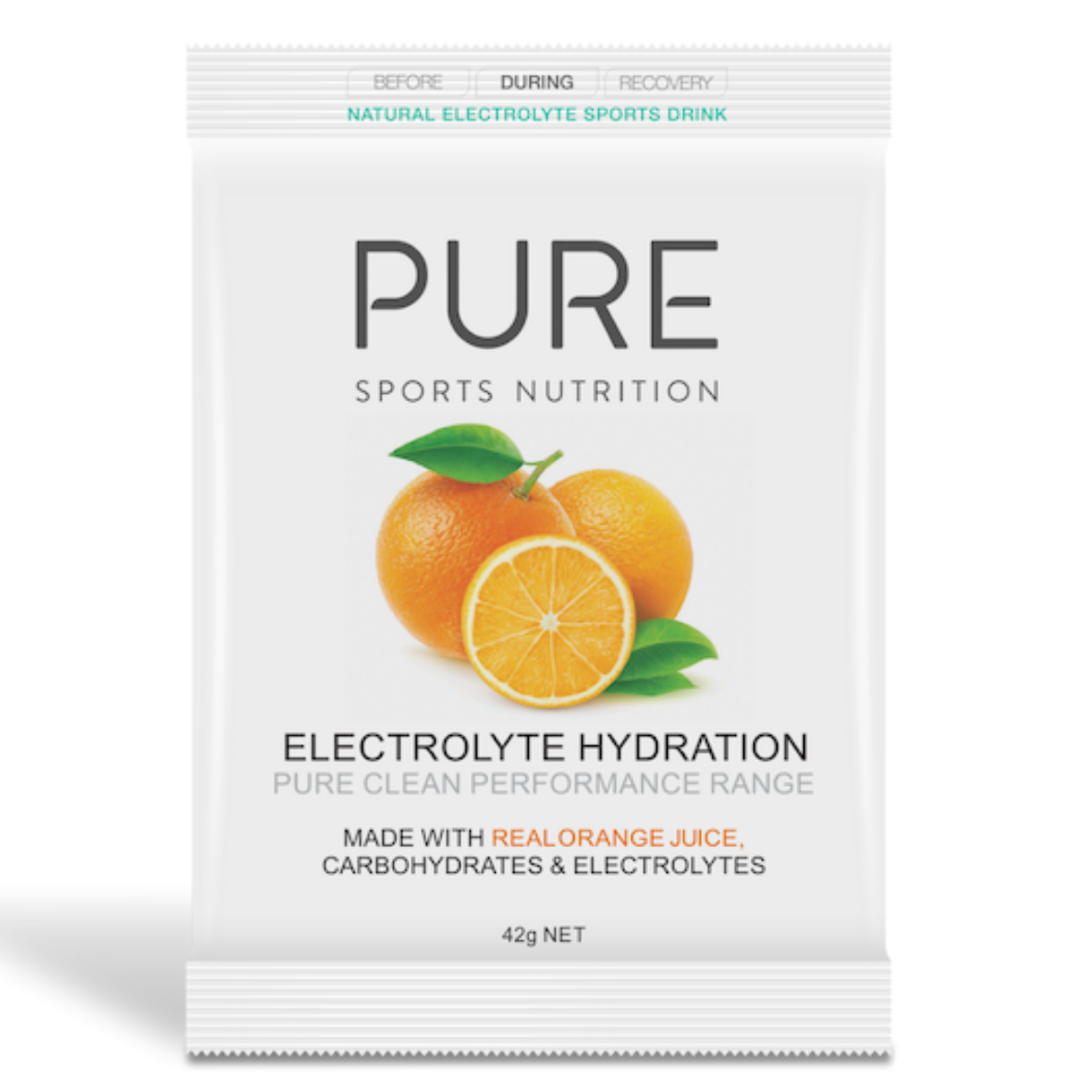 Pure Sports Nutrition - Electrolyte Hydration 42G Satchels - Orange