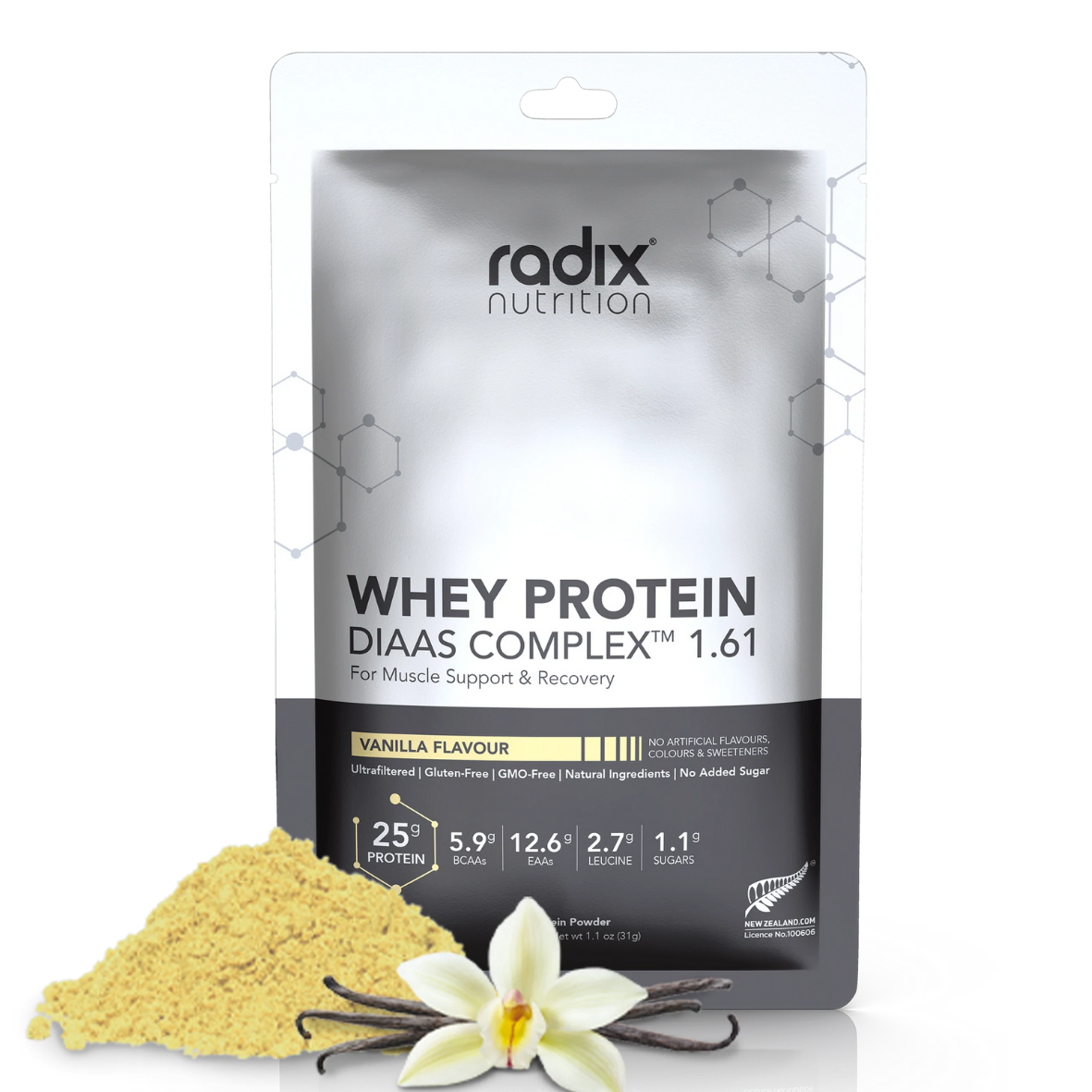 Radix Nutrition Whey Protein 1.61 vanilla flavour