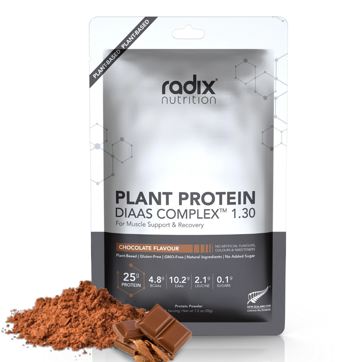 Radix Nutrition Plant Protein DIAAS 1.30 Chocolate flavour