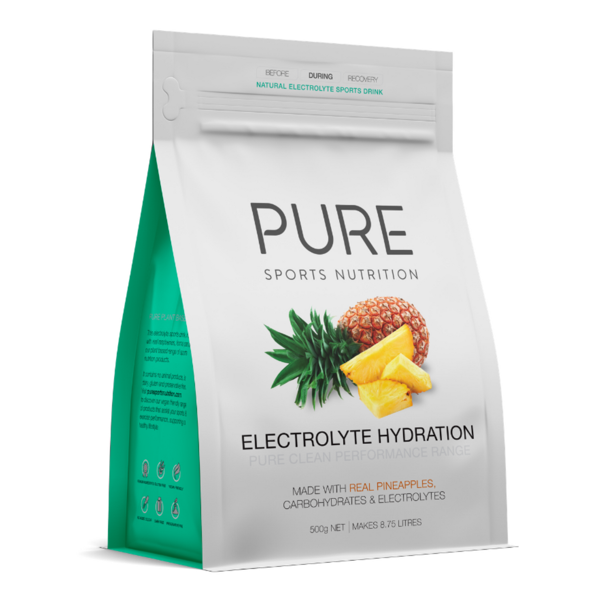 PURE Sports Nutrition Pineapple Electrolyte Hydration drink mix