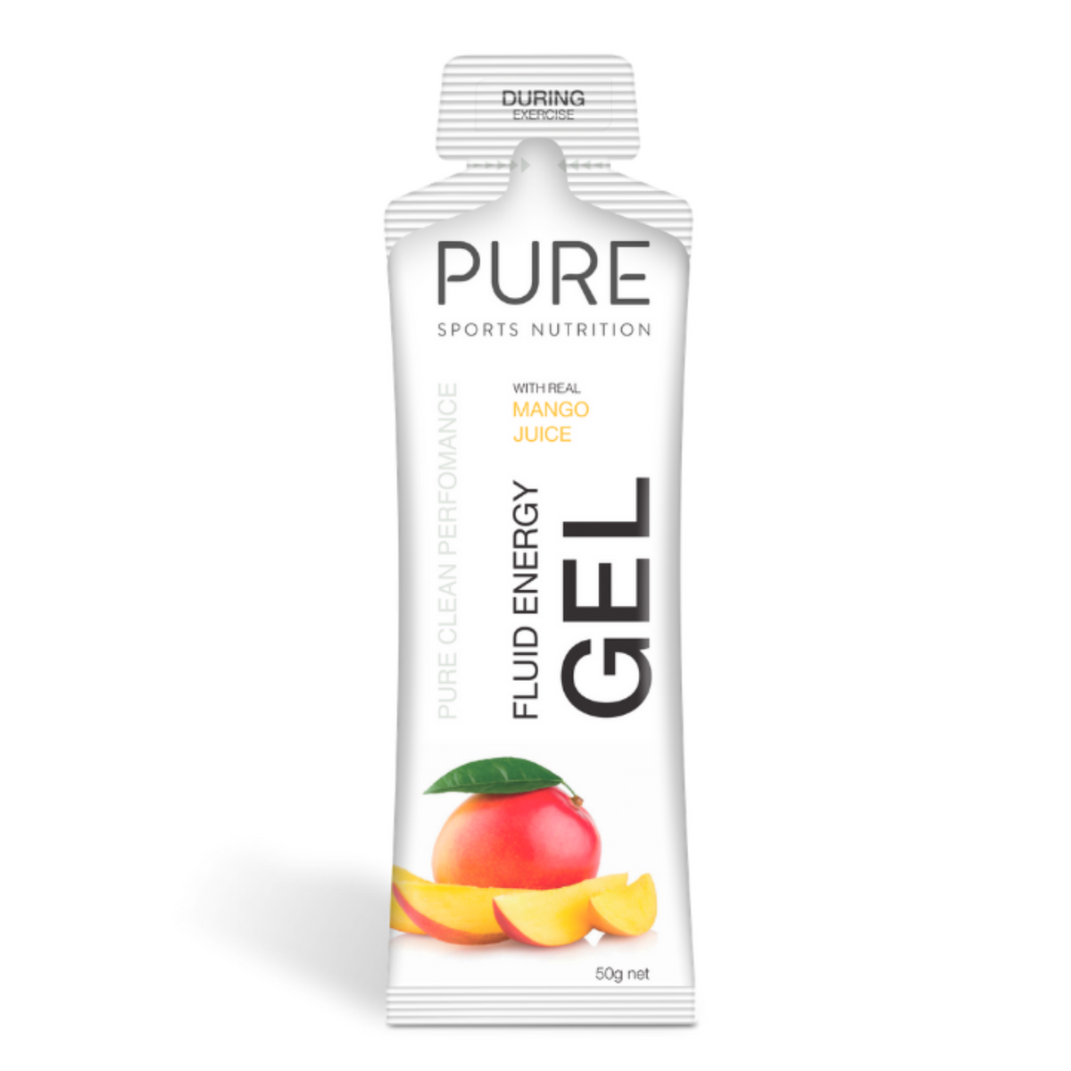 Pure Sports Nutrition - Fluid Energy Gels - Mango (50mg)