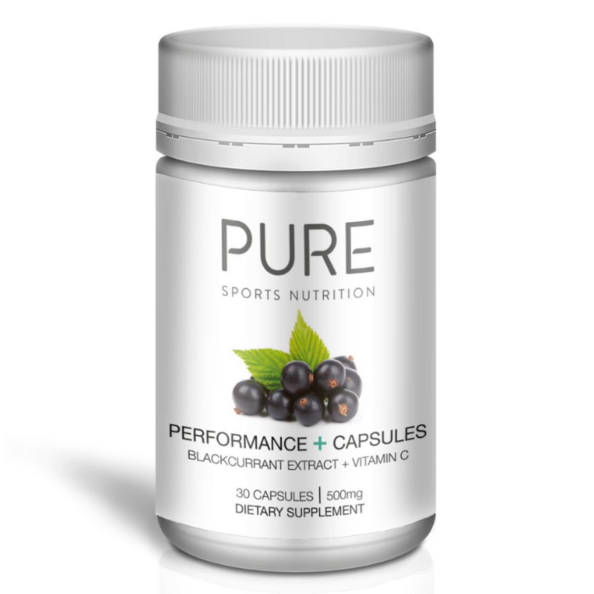 Pure Sports Nutrition Performance + Capsules in blackcurrant extract