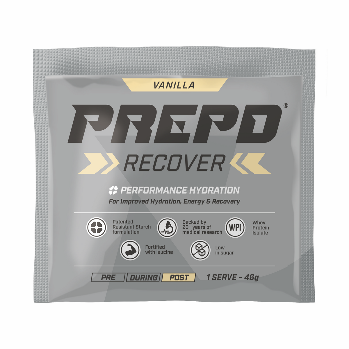 PREPD Hydration Vanilla Recover Powder