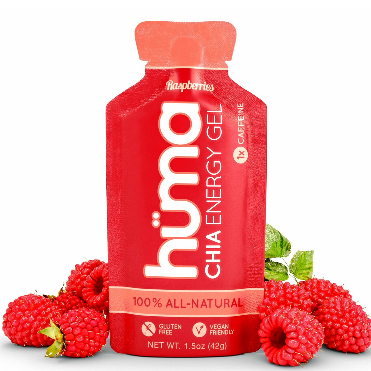 Huma Gel - Original - Raspberries (with caffeine) 42g