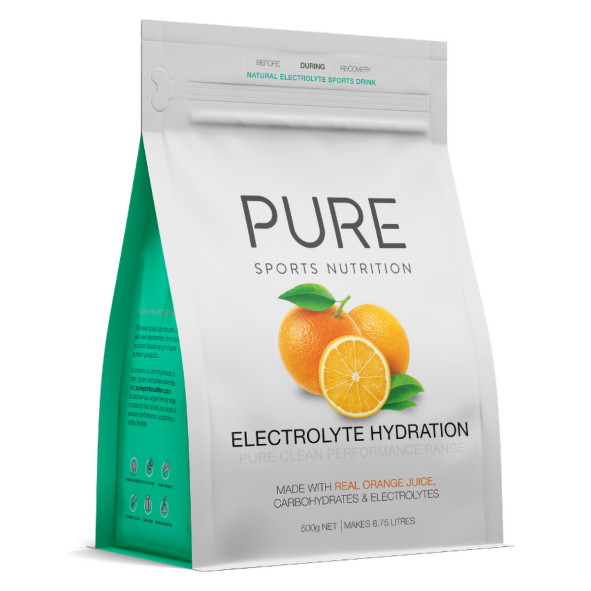 PURE Sports Nutrition Orange Electrolyte Hydration drink mix