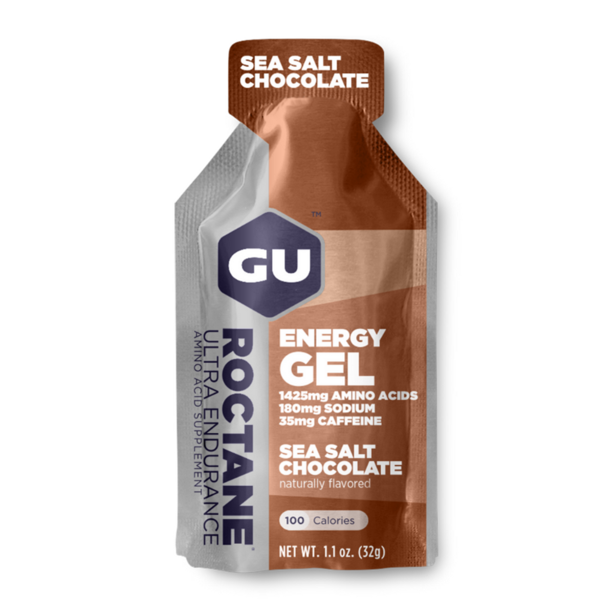 GU Energy - Roctane Energy Gels - Sea Salt Chocolate (with caffeine)
