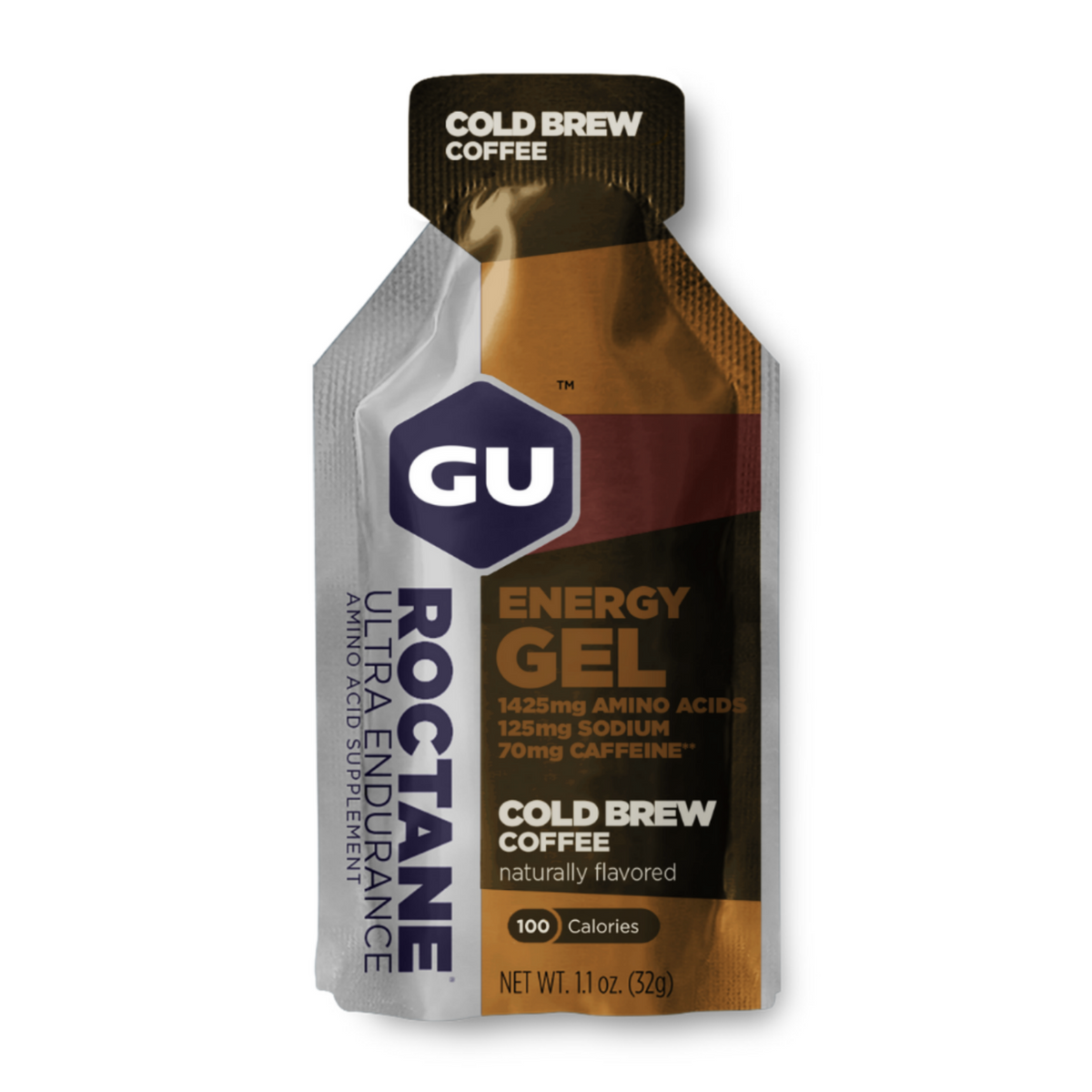 GU Energy - Roctane Energy Gels - Cold Brew Coffee (with caffeine)