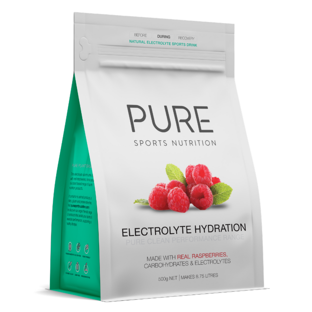 PURE Sports Nutrition Raspberry Electrolyte Hydration drink mix