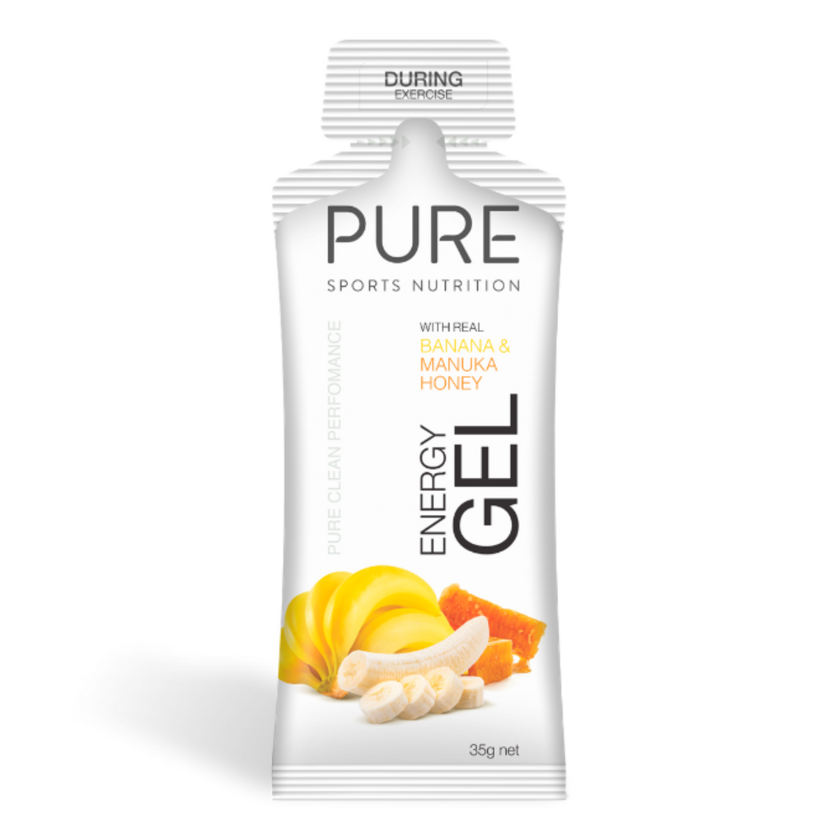 Pure Sports Nutrition - Energy Gels - Banana Manuka Honey (35g) 