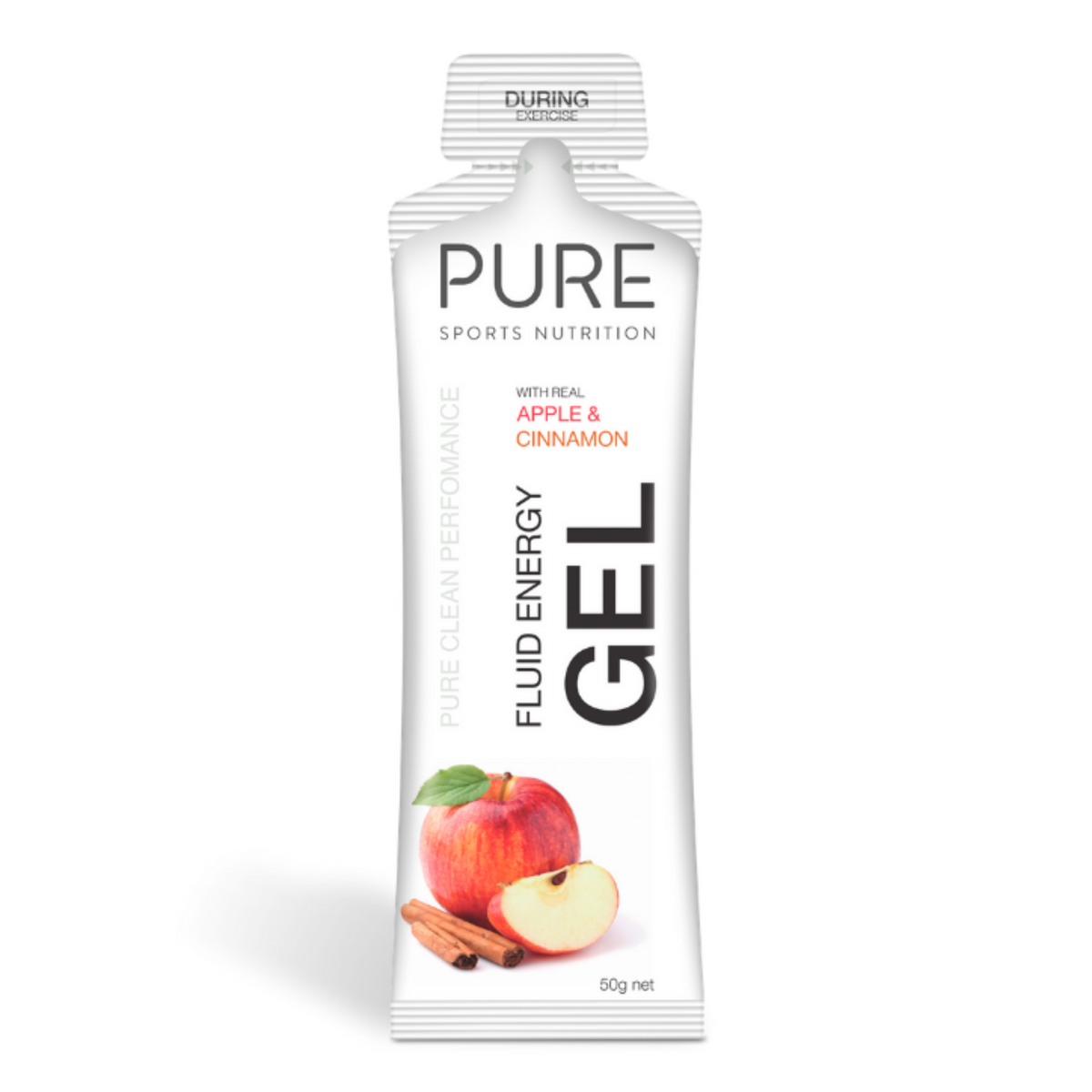 PURE Sports Nutrition Apple Cinnamon Fluid Energy Gel