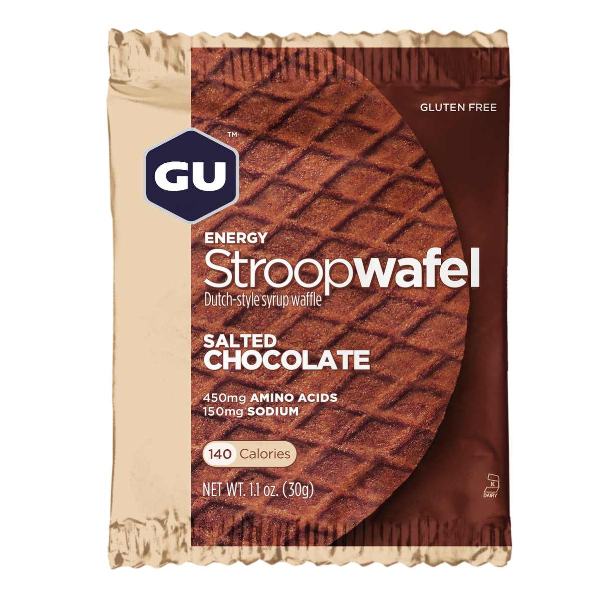GU Energy - Stroopwafel - Salted Chocolate (Gluten Free)