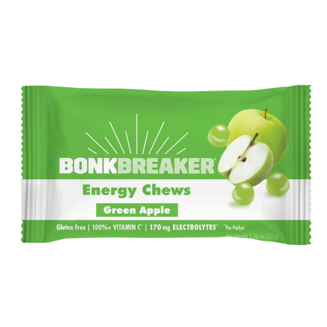 Bonk Breaker Green Apple Energy Chews.